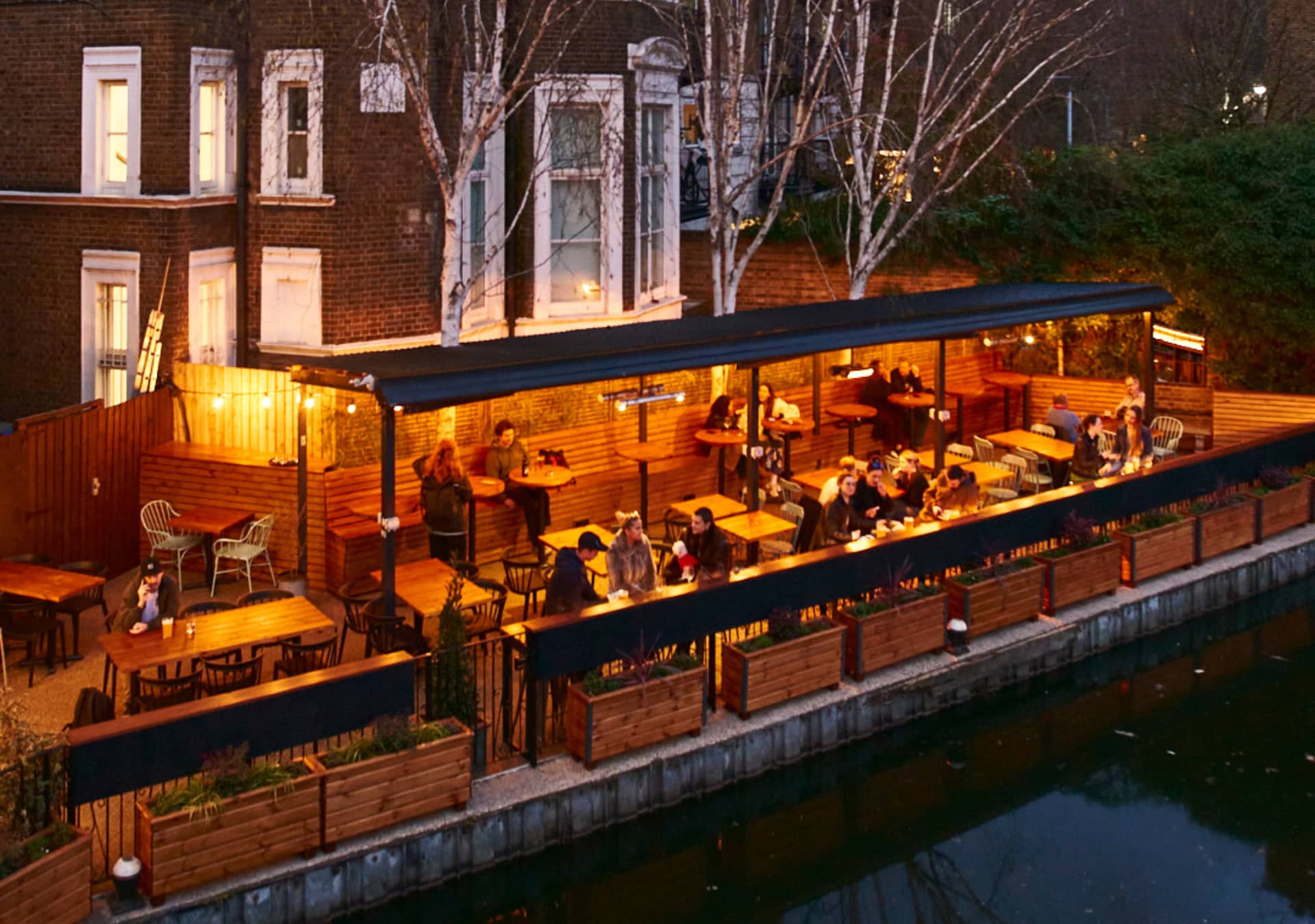 Terrace with river view